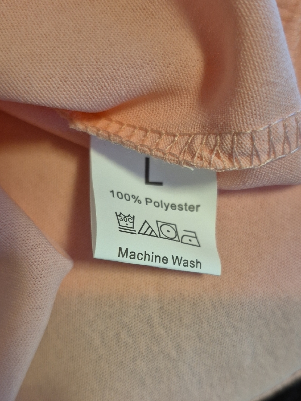 NWOT - Women’s Flutter Sleeve V-Neck Blouse - Pink - L - Picture 5 of 6